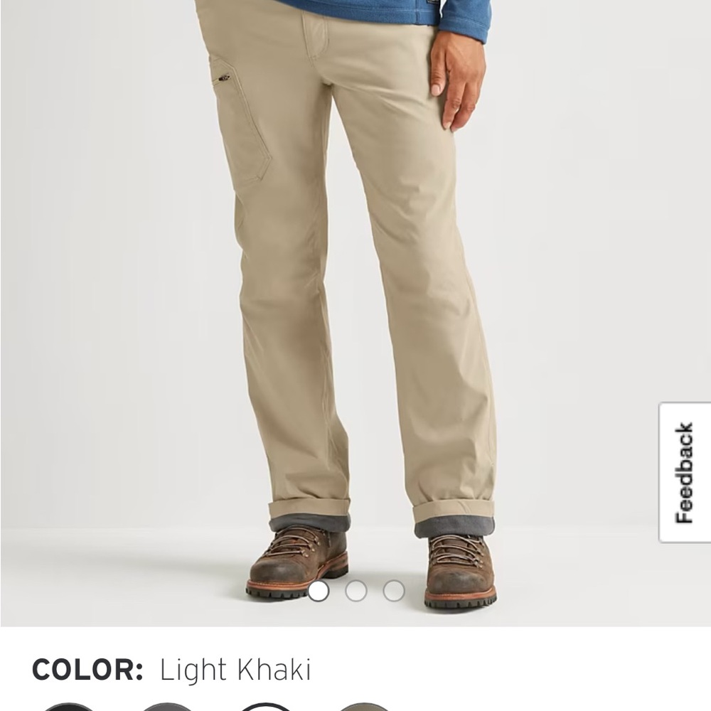 Eddie Bauer Men's Light Khaki Pants